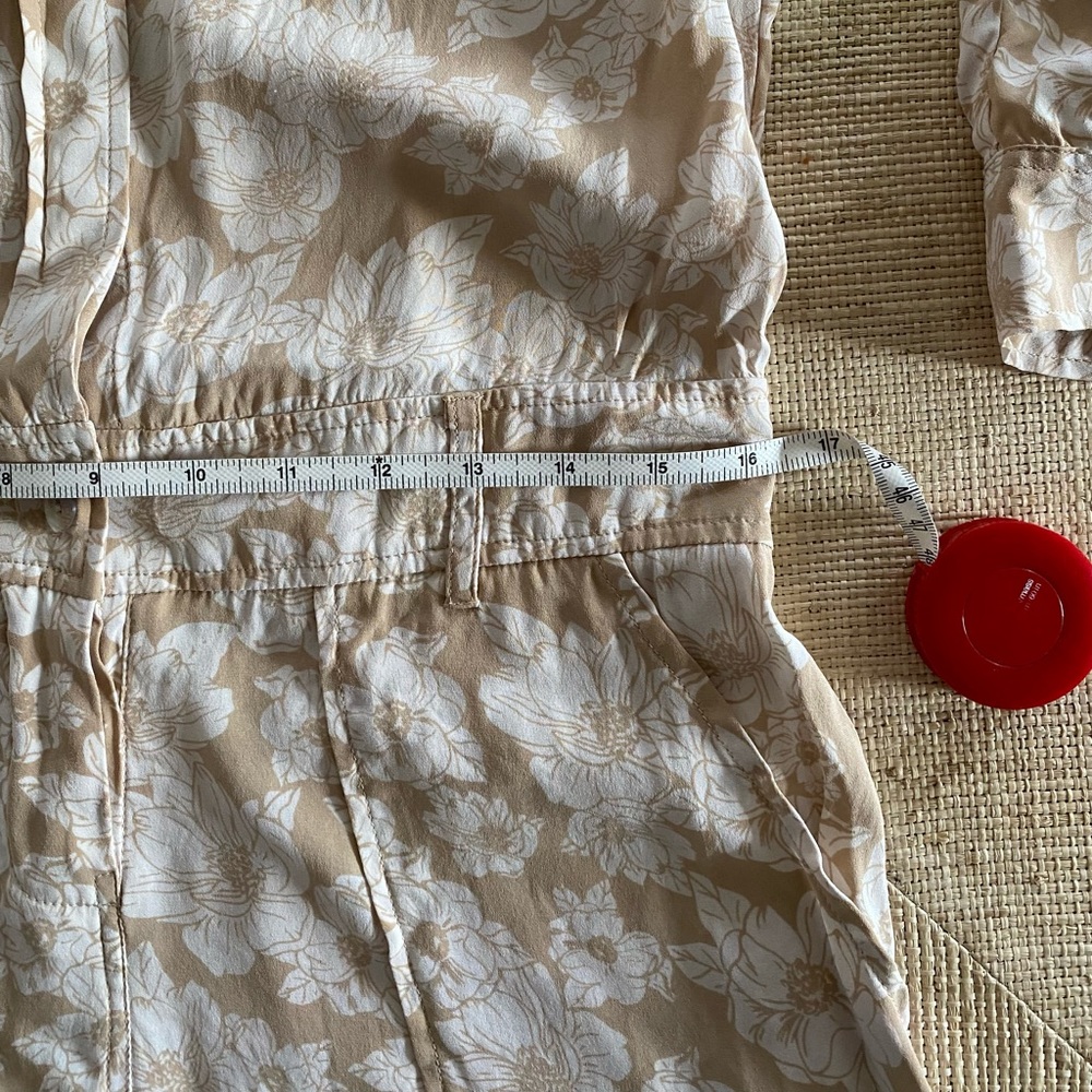 acacia swimwear Beige Floral Jumpsuit Romper - Picture 5 of 8